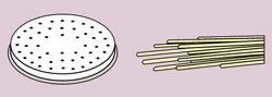 Stencil "spaghetti" ø 2 mm för cbf0001