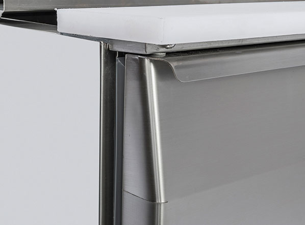 Saladette 0°/+8°C kylmedium R290, 1365x700x980mm - 8