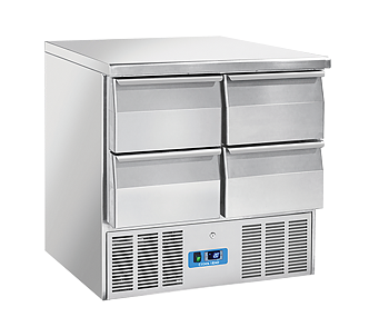 Saladette 0°/+8°C kylmedium R600a, 900x700x880mm