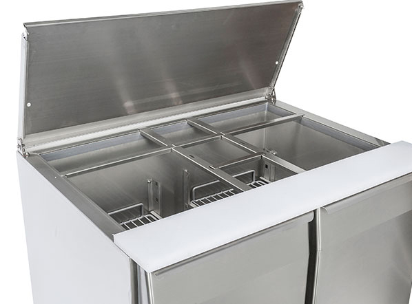 Saladette 0°/+8°C kylmedium R600a, 900x700x883mm - 5