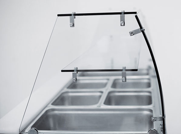 Saladette 0°/+8°C kylmedium R600a, 900x700x1295mm - 9