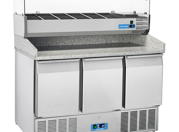 Saladette 0°/+8°C kylmedium R600a, 1045x700x883mm - 9