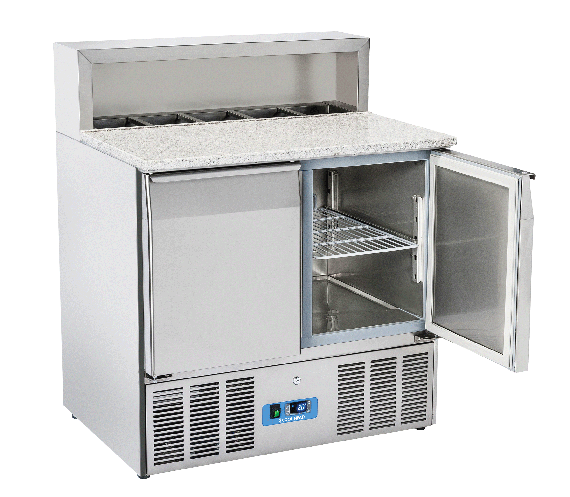 Saladette 0°/+8°C kylmedium R600a, 900x700x1090mm