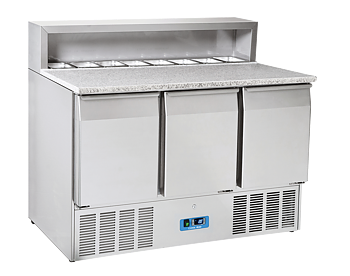 Saladette 0°/+8°C kylmedium R290, 1365x700x1090mm
