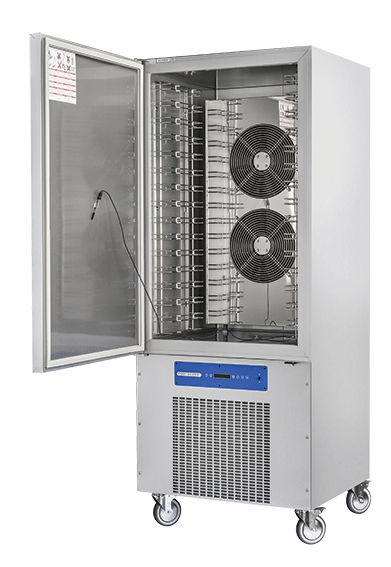 Blast chiller +90°/+3°C till +90°/-18°C kylmedium R452a, 790x800x1970mm