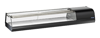 Sushi och tapasdisk 0°/+5°C kylmedium R290, 1447x357x240mm