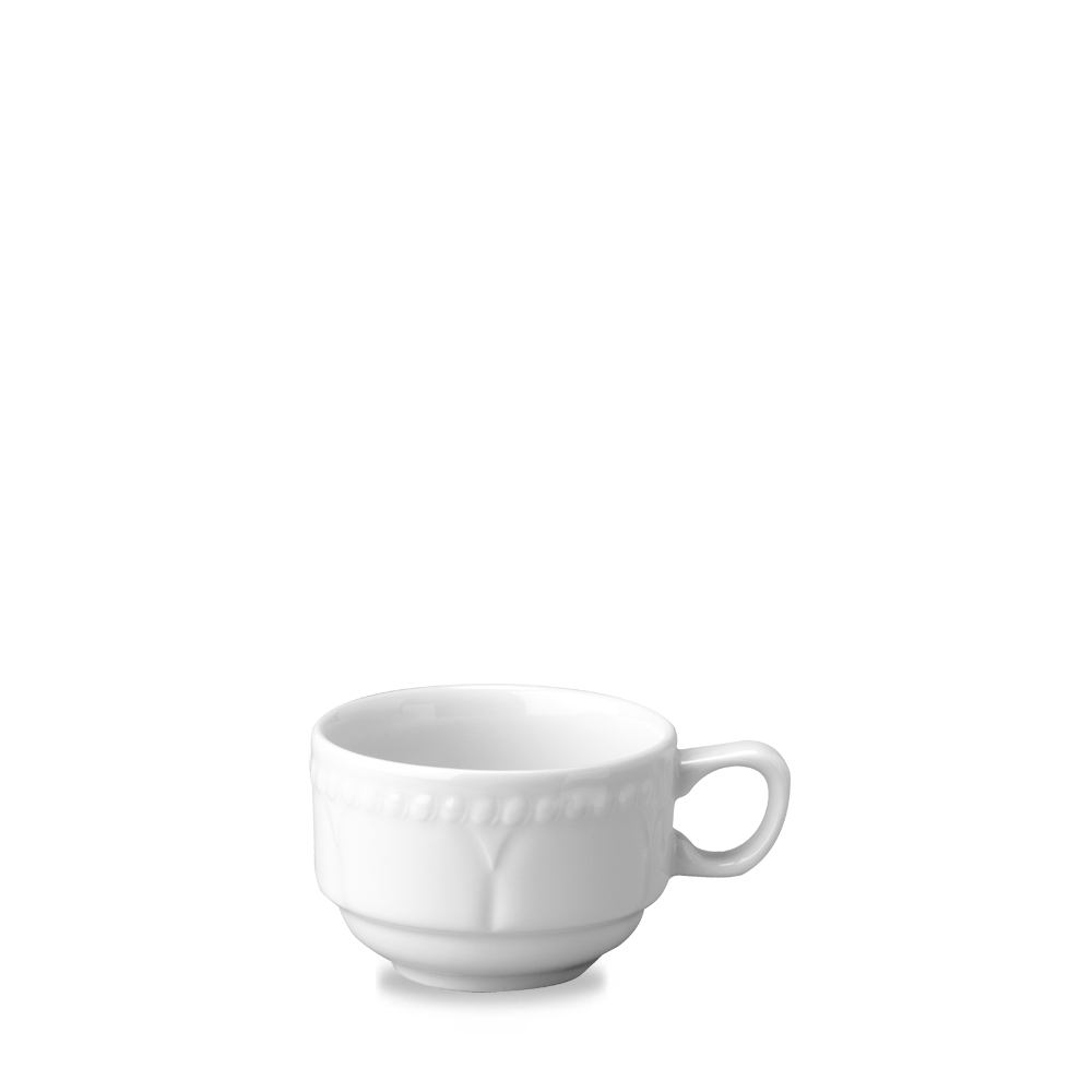 Buck'Ham Vit Staplingsbar Continental Kaffekopp 6.3Oz Låda 24