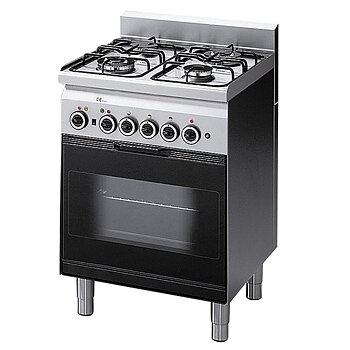 Gasspis, 4 tallrikar, 1 gasugn med elektrisk grill