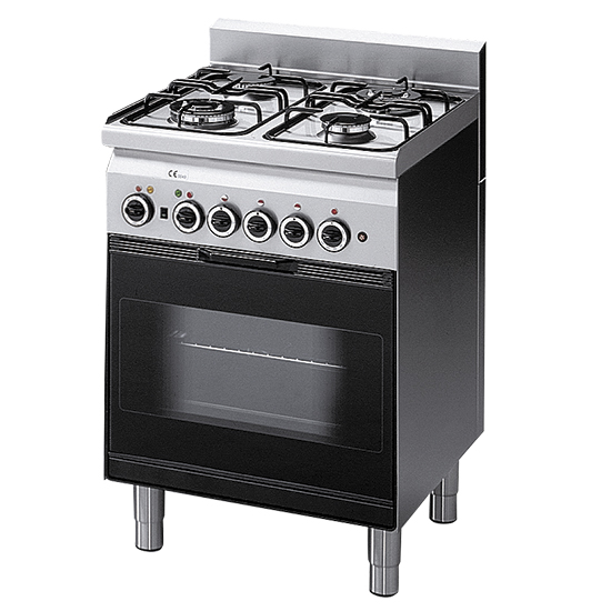 Gasspis, 4 tallrikar, 1 gasugn med elektrisk grill - 3