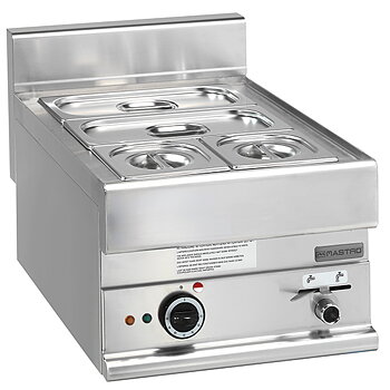 Elektrisk bain-marie, bänkenhet, 1 skål gn h=150 mm
