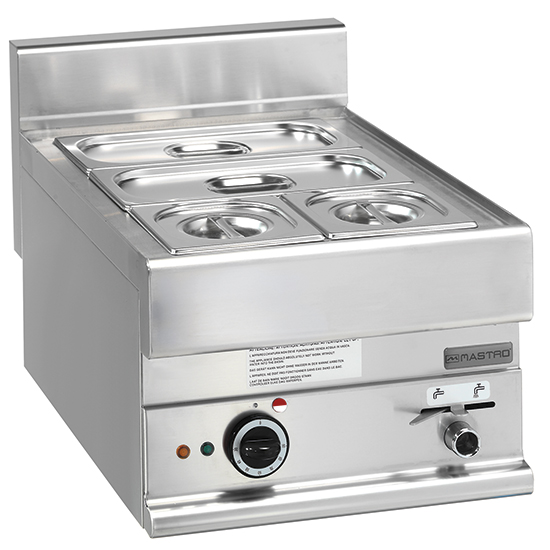 Elektrisk bain-marie, bänkenhet, 1 skål gn h=150 mm - 3