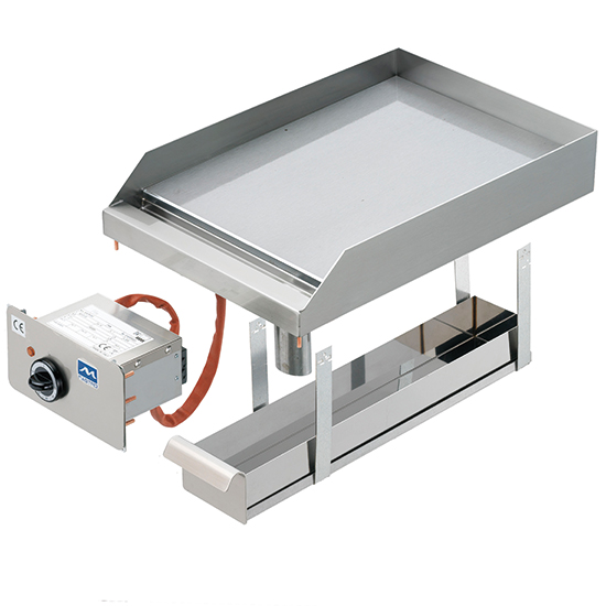 Drop-in elektriskt stekbord, slät platta - 3