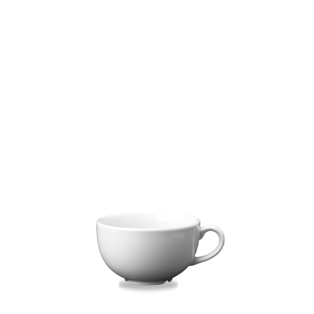 Vit  Cappuccino Kopp 8Oz Låda 24