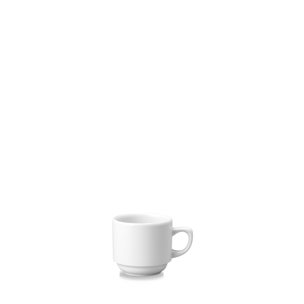Vit Maple Kaffekopp 4Oz Låda 24