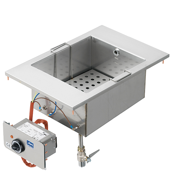 Drop-in elektrisk pastakokare 20 liter - 3