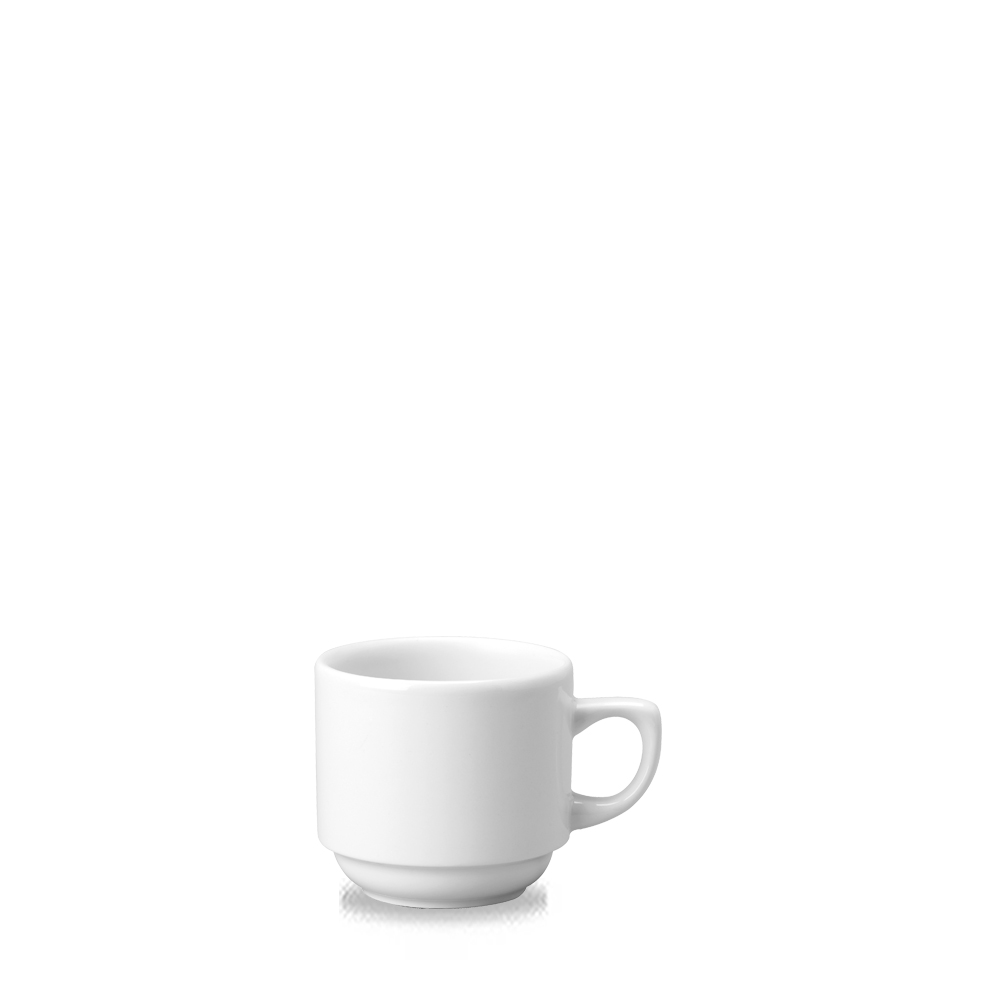Vit Maple Thékopp 7Oz Låda 24