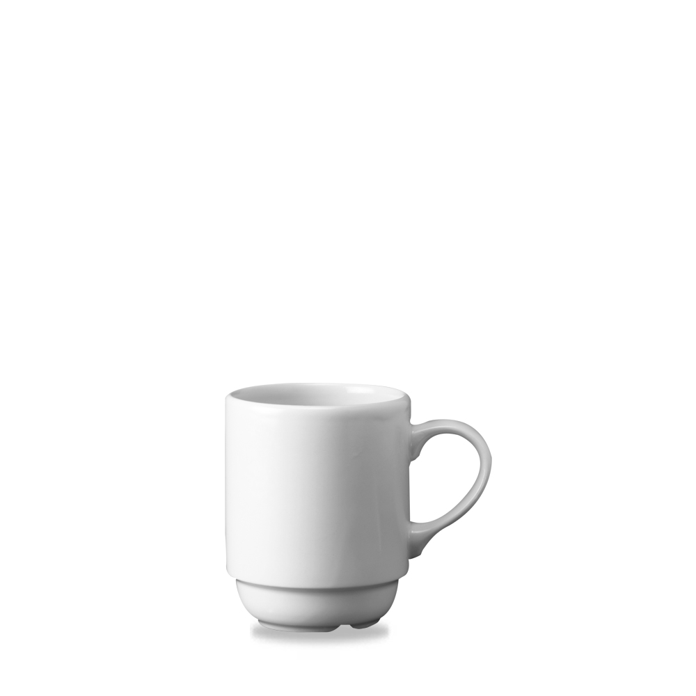Vit Staplingsbar Mugg 10Oz Låda 24