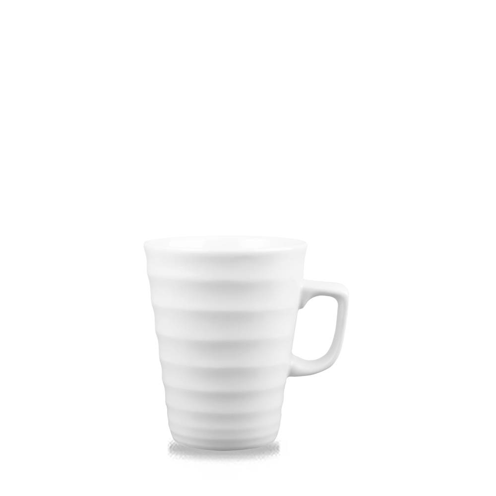 Vit Ripple Lattemugg 16Oz Låda 6