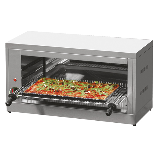 Elektrisk salamander med 3 stängda sidor, 635x400 mm - 3