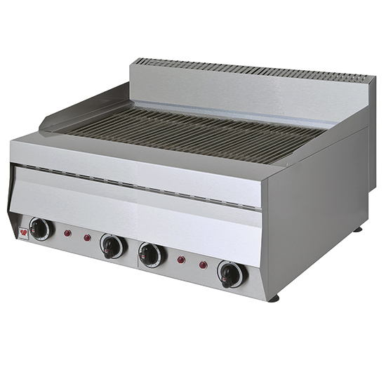 Elektrisk vattengrill, bordsmodell, 2 zoner, 650x700 mm - 2
