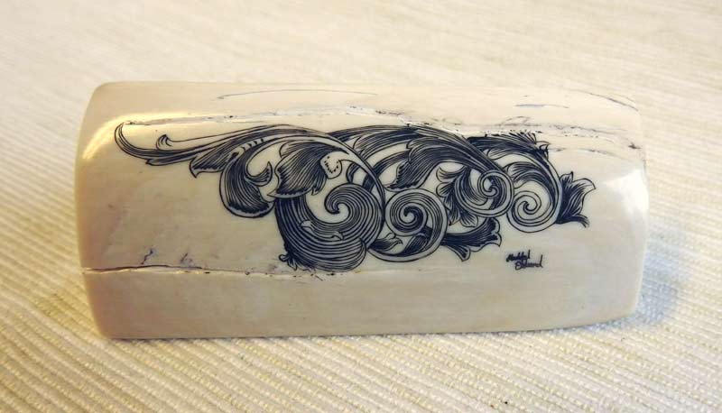 Scrimshaw scroll