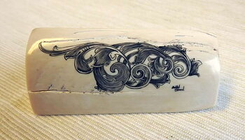 Scrimshaw scroll