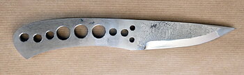 B27FD full tang forged surface