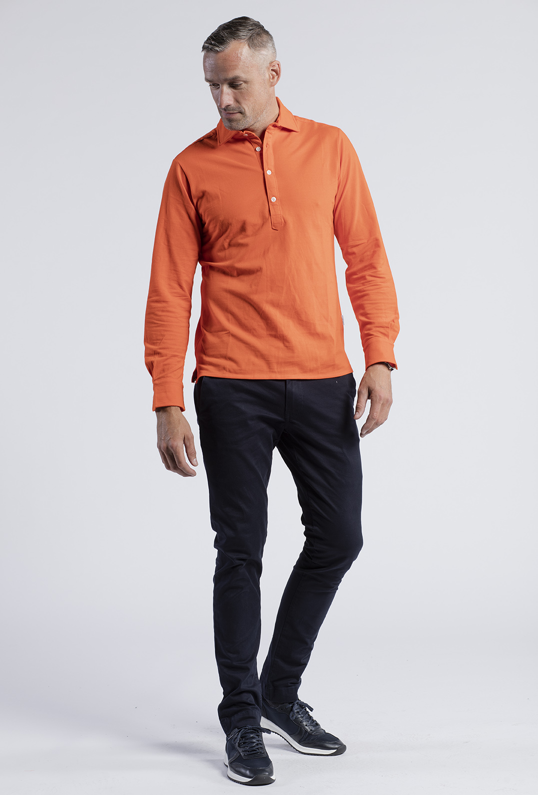 Polo Paul Lång Orange
