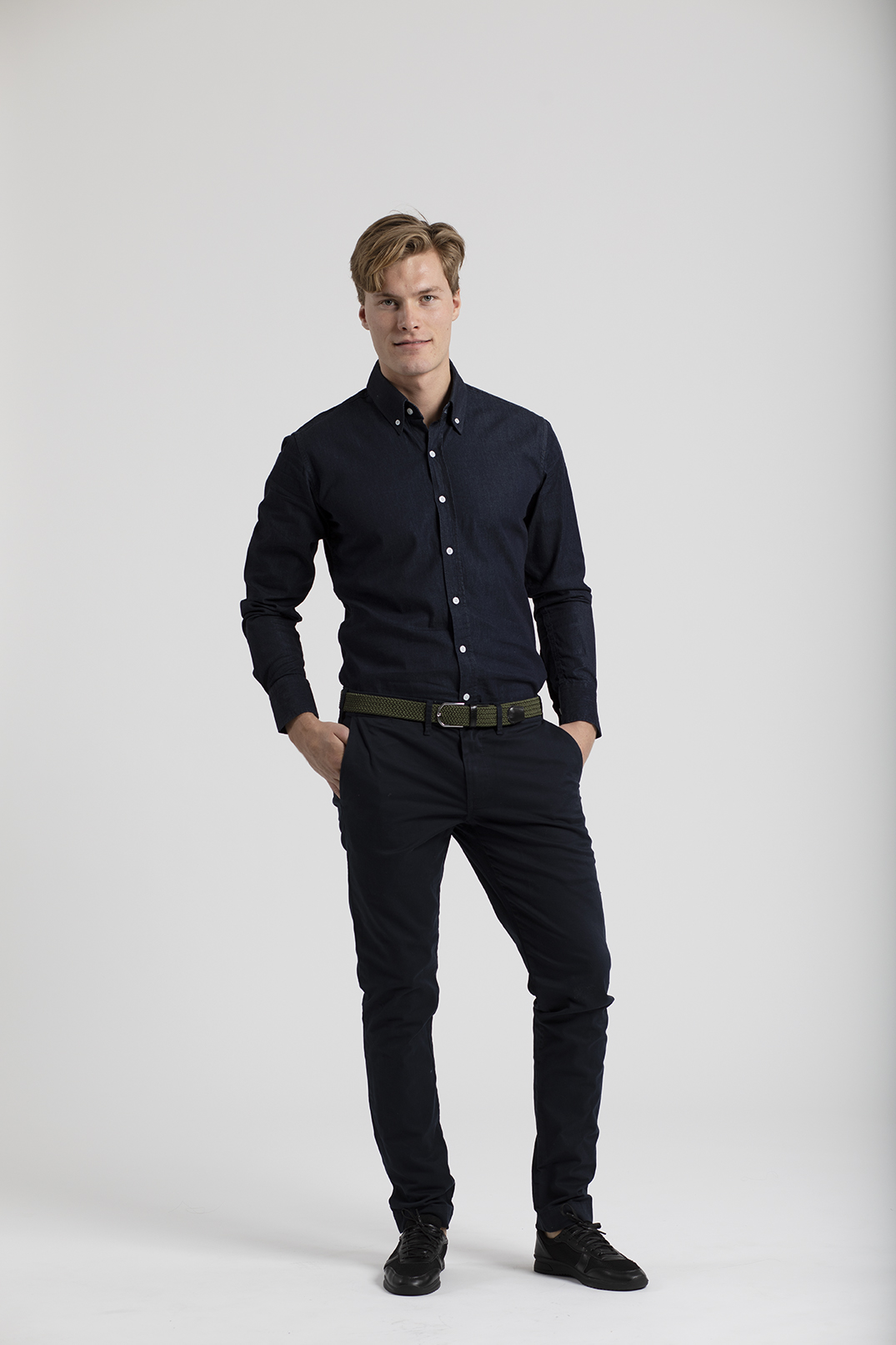 Skjorta Sergio Lång Blå