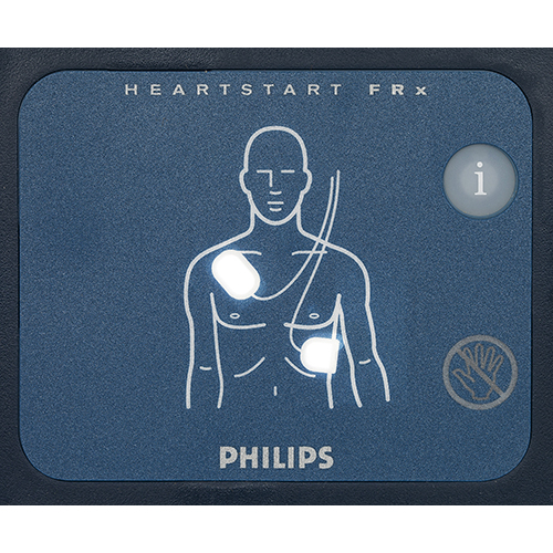 Philips Heartstart FRX. Inklusive helförsäkring, original bärväska, skyltmaterial m.m.  - 3