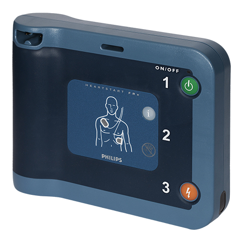 Philips Heartstart FRX. Inklusive helförsäkring, original bärväska, skyltmaterial m.m.  - 2