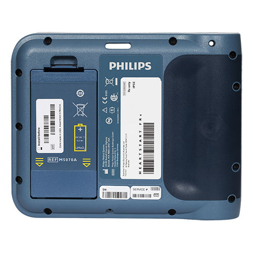 Philips Heartstart FRX. Inklusive helförsäkring, original bärväska, skyltmaterial m.m.  - 4