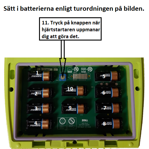 10 st. Zoll AED Plus batterier - 2