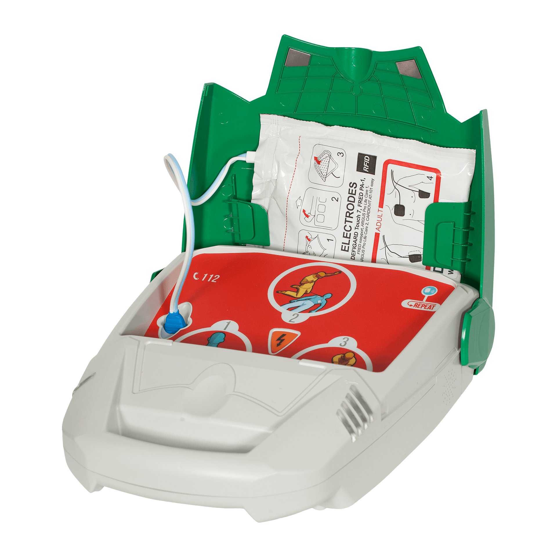 DefiSign LIFE AED hjärtstartare. Inklusive AED skylt, AED klisteretikett, Helförsäkring utan självrisk, första hjälpen väska m.m. - 4