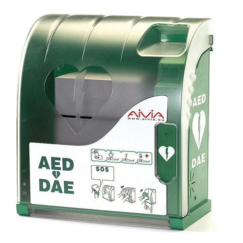Zoll AED Plus Hjärtstartare. Inklusive Aivia utomhusskåp, bärväska, skyltmaterial m.m.  - 5