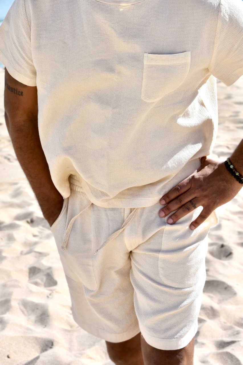 DESMOND SHORTS BROKEN WHITE - 5