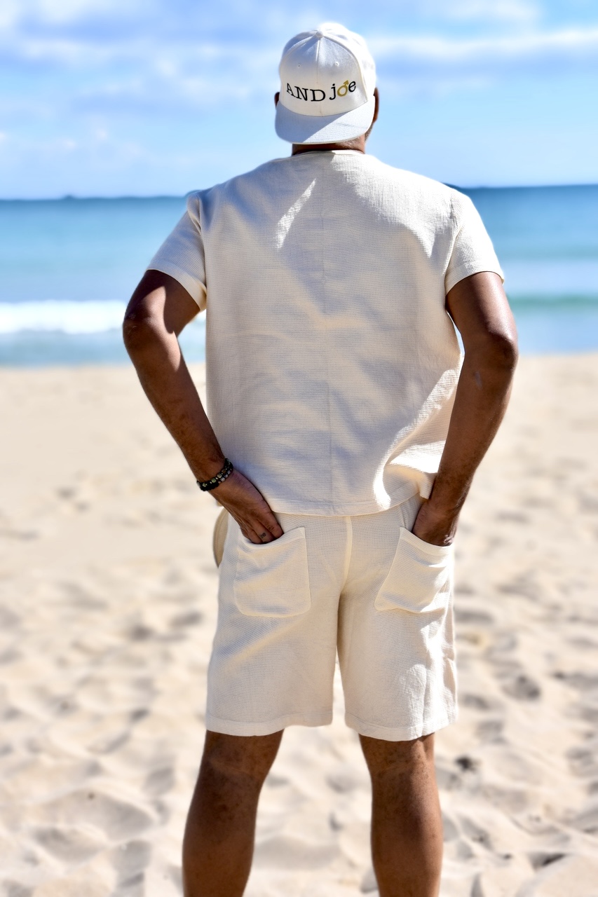 DESMOND SHORTS BROKEN WHITE - 4