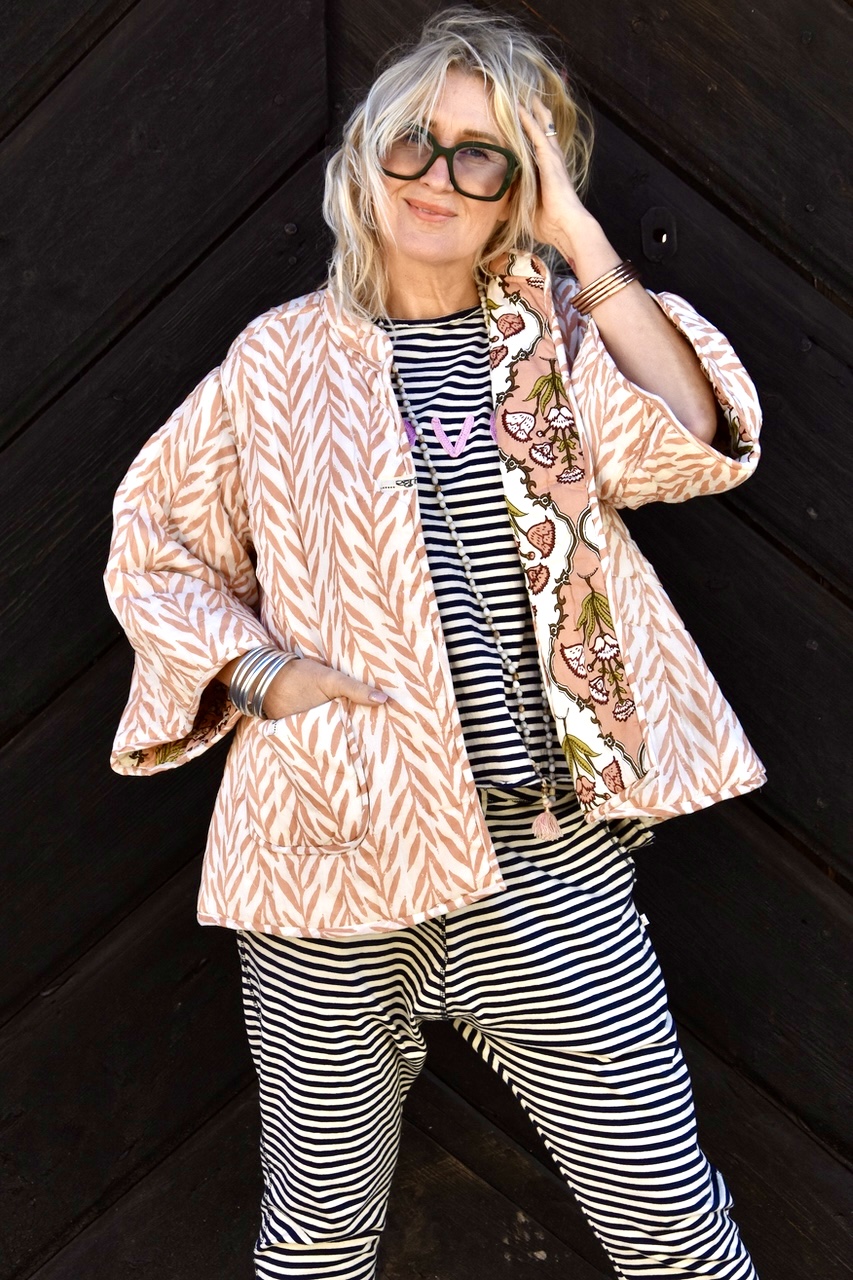 ROMY QUILTED COTTON JACKET TULSI POWDER 