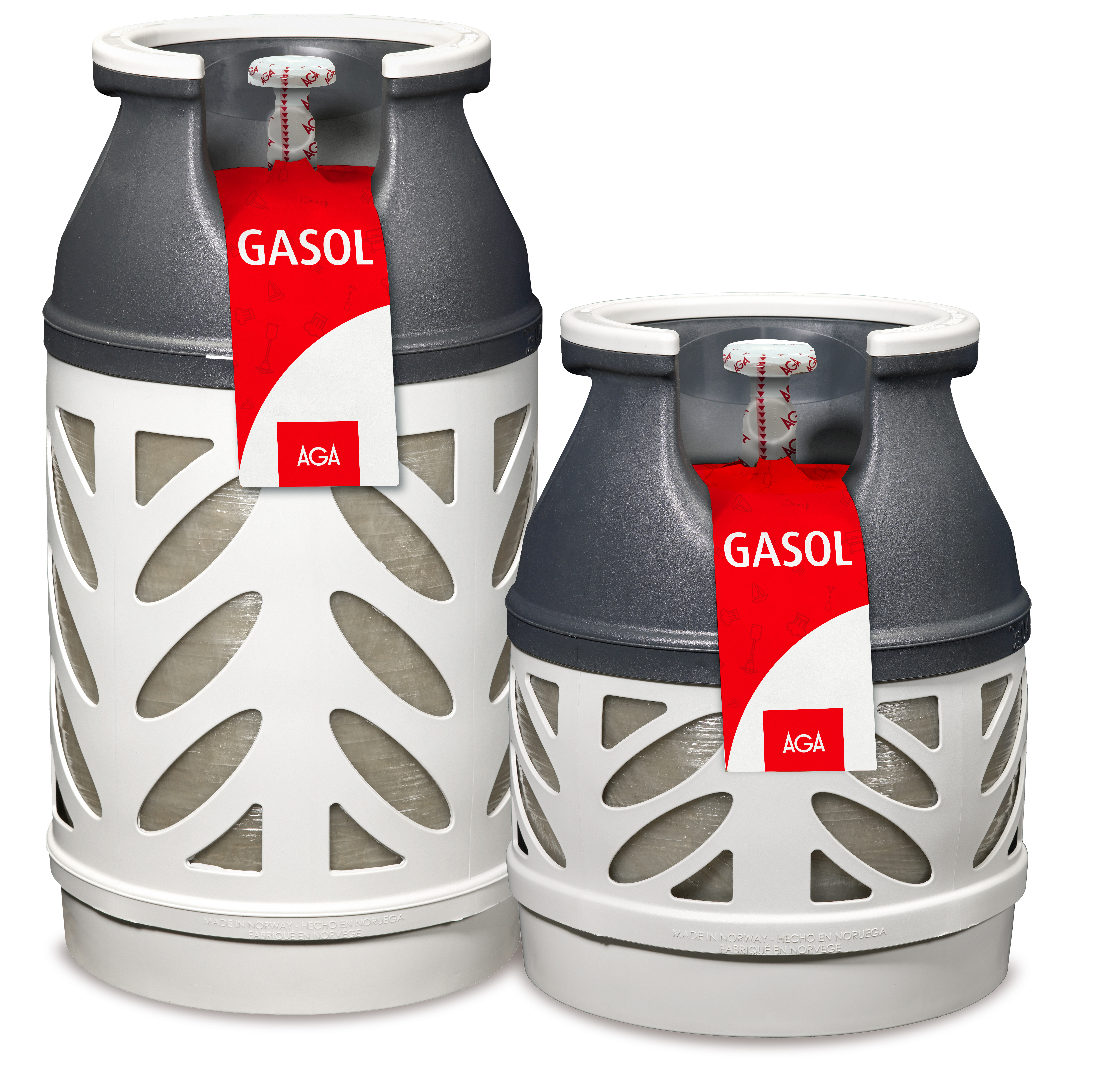 Gasol kompositflaska inkl. fyllning PC5 - 2