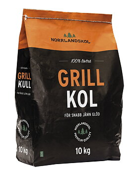 Grillkol 10 kg Norrlandskol