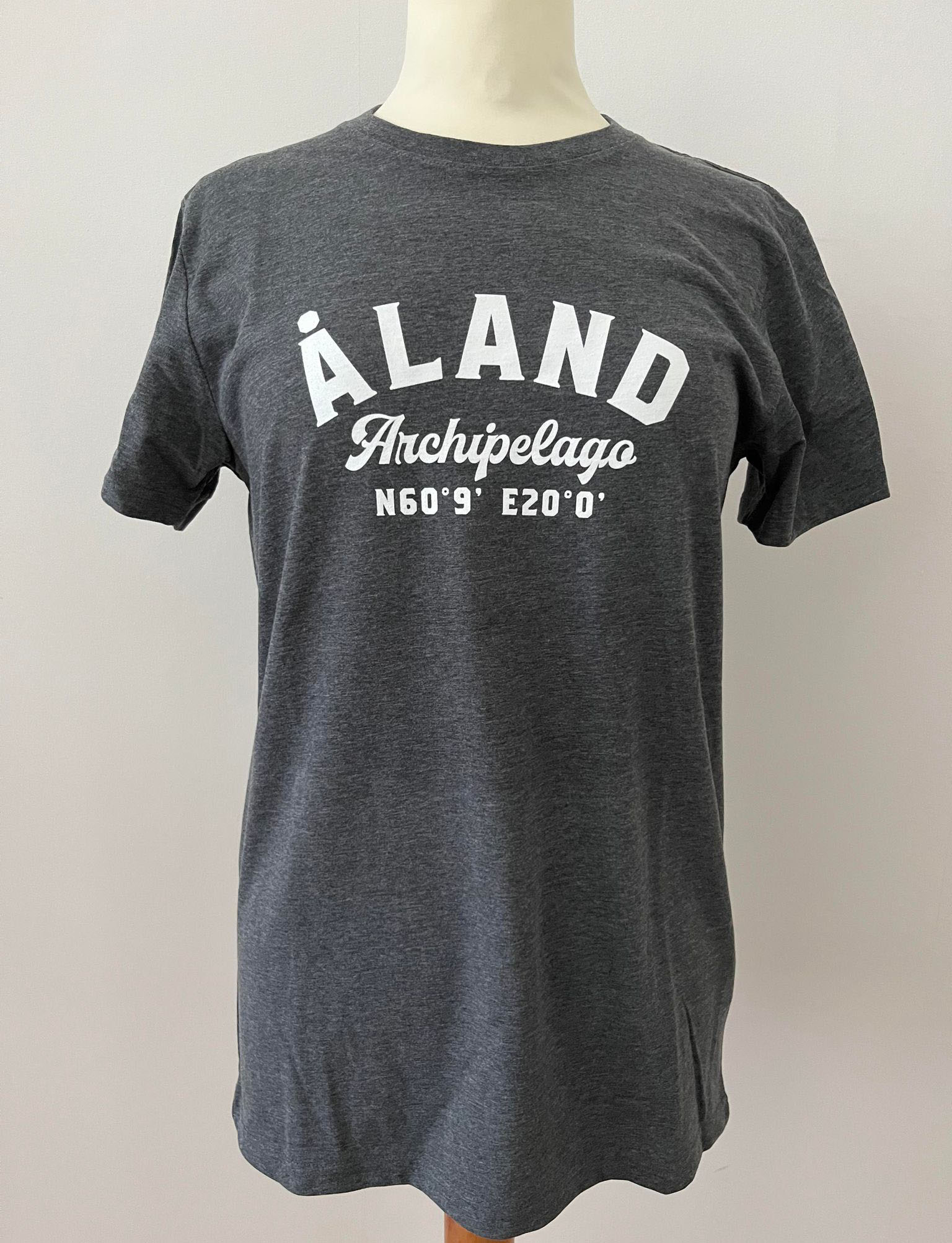 T-shirt  herrmodell  - gråmelerad