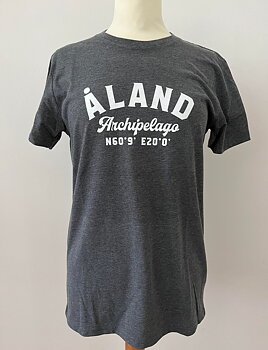 T-shirt  herrmodell  - gråmelerad