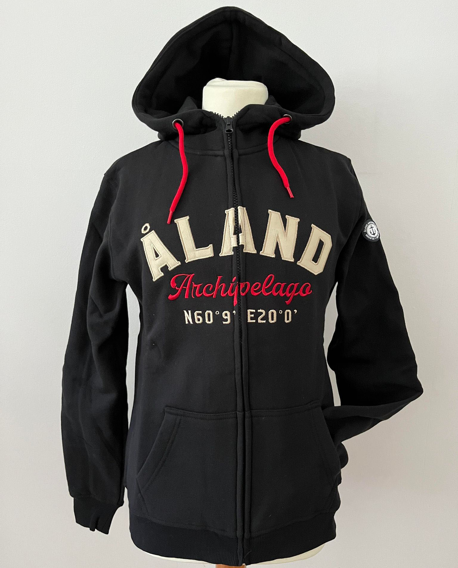 Svart hoodie  dam