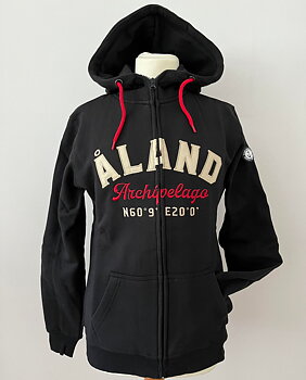 Svart hoodie  dam
