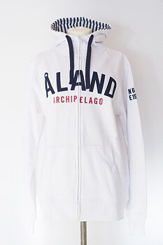 Vit hoodie  herr