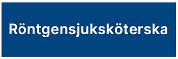 Skylt Röntgensjuksköterska