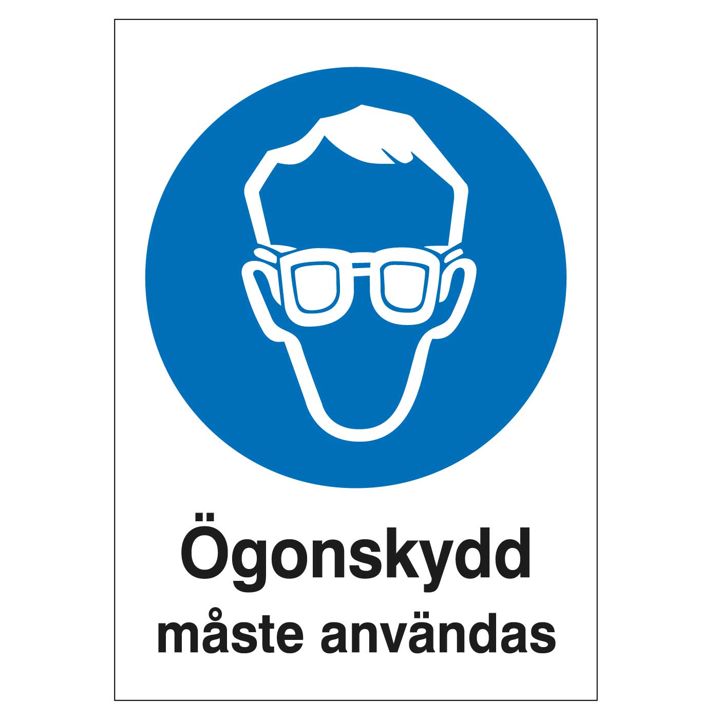 Ögonskydd måste användas