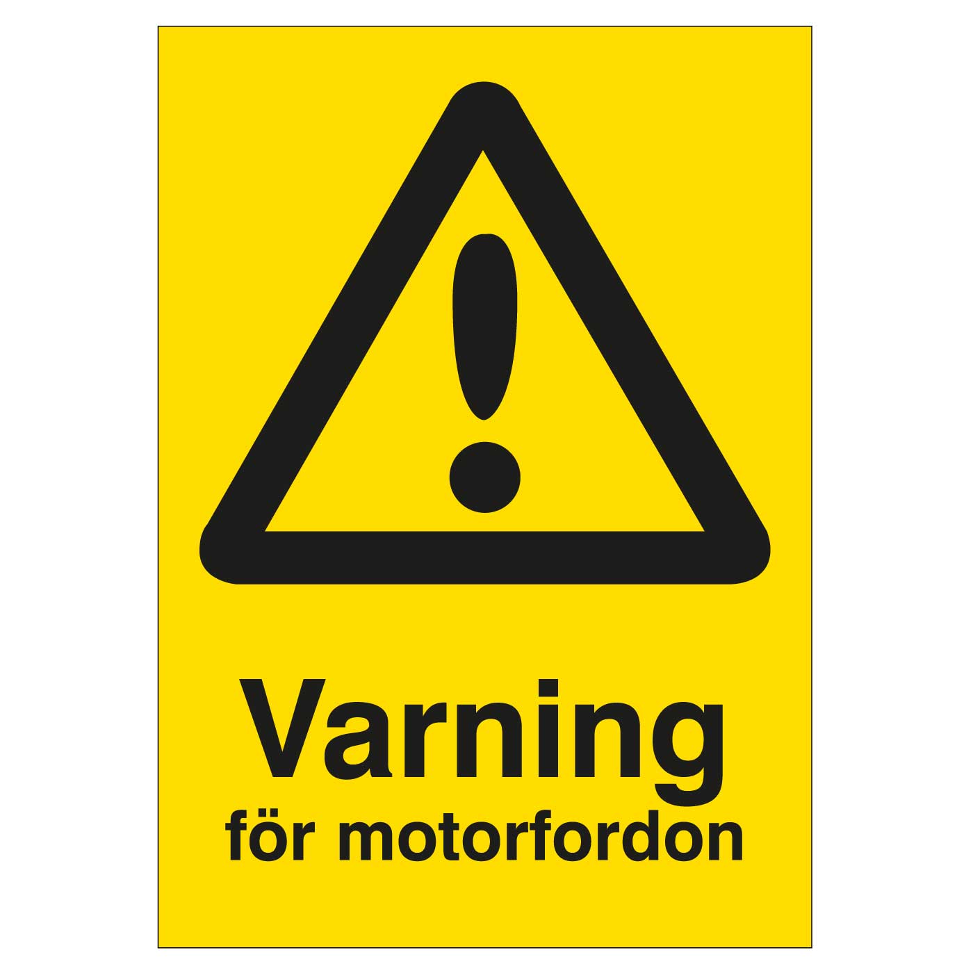 Varning för motorfordon