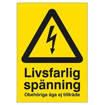 Livsfarlig spänning