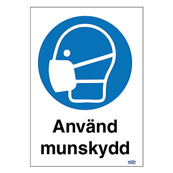 Använd munskydd
